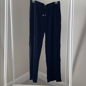 Black wide leg pants